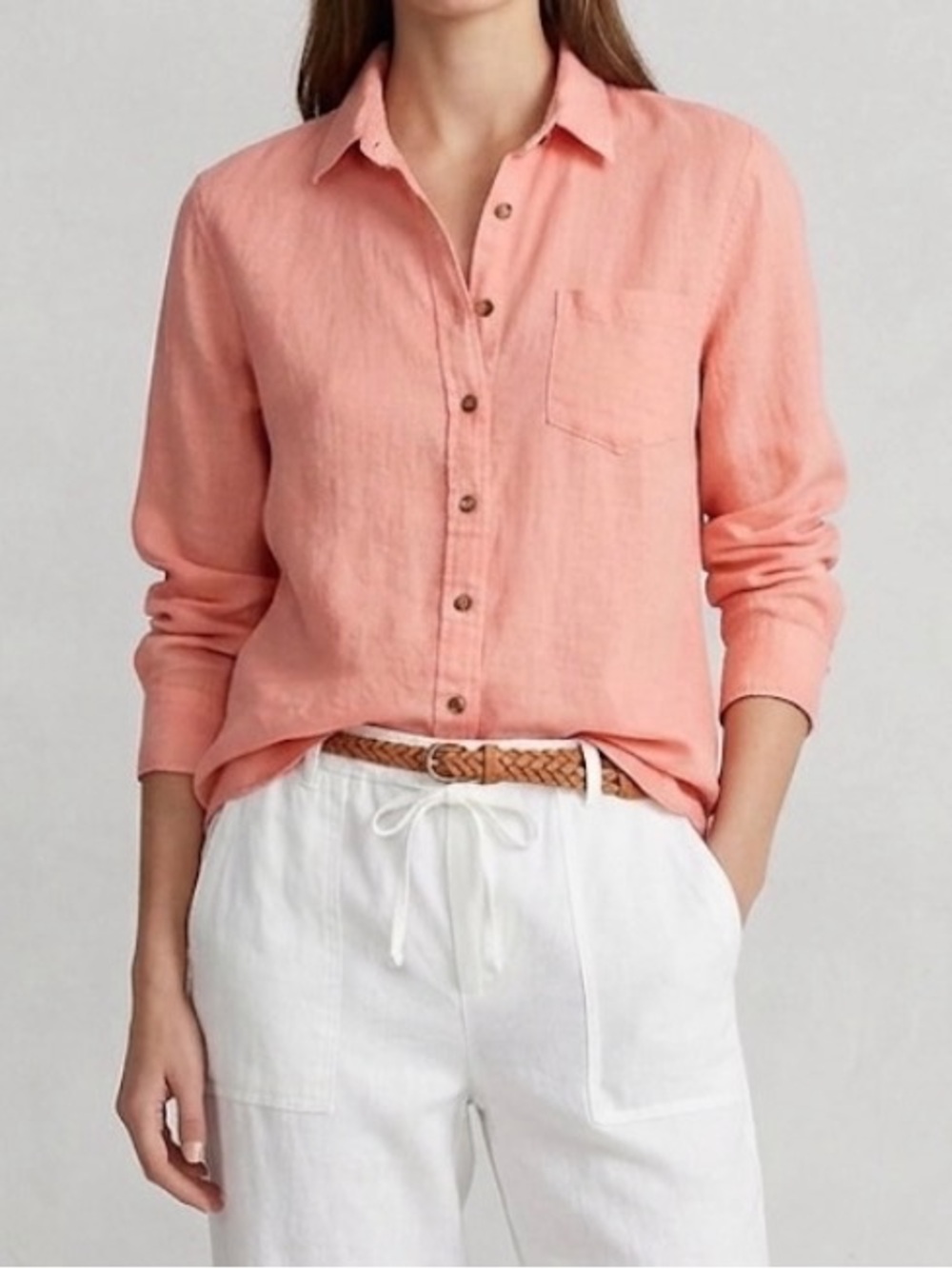 Pink Button-Up Shirt